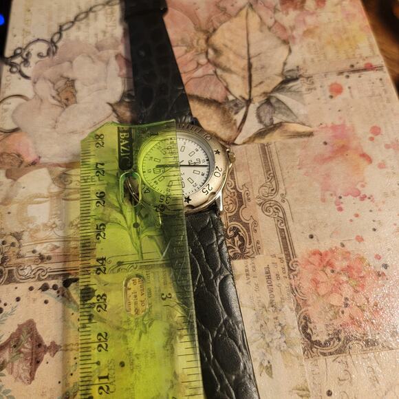 Jacques Farel Network Watch Stainless Back, Leather Strap, Japan Movt - Picture 9 of 10